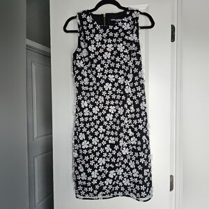 Karl Lagerfeld applique floral dress